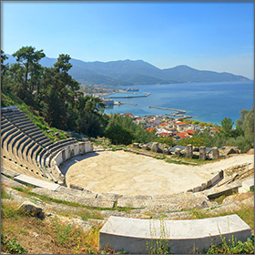 Thassos Festival - Ancient Theatre on Thassos Island, Greece