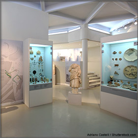 Archaeological Museum on Thassos Island, Greece