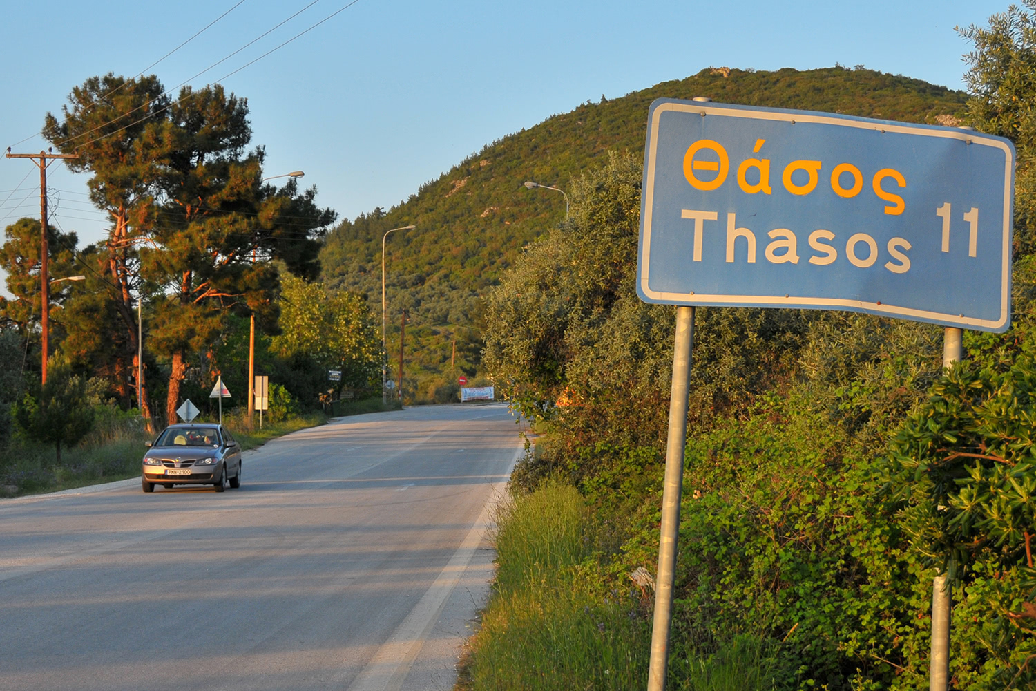 Bringing your car to Thassos