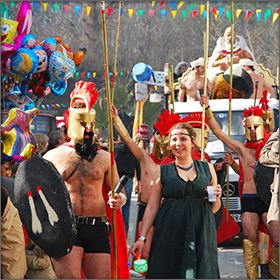 Carnival on Thassos Island, Greece