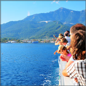 Getting to Thassos by Ferry